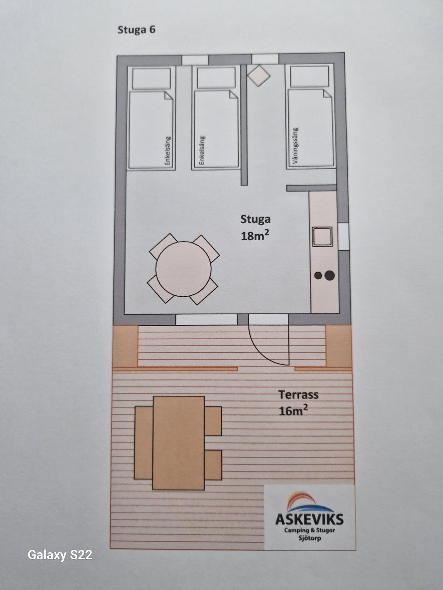 Sjötorp Askeviks Camping & Stugor מראה חיצוני תמונה